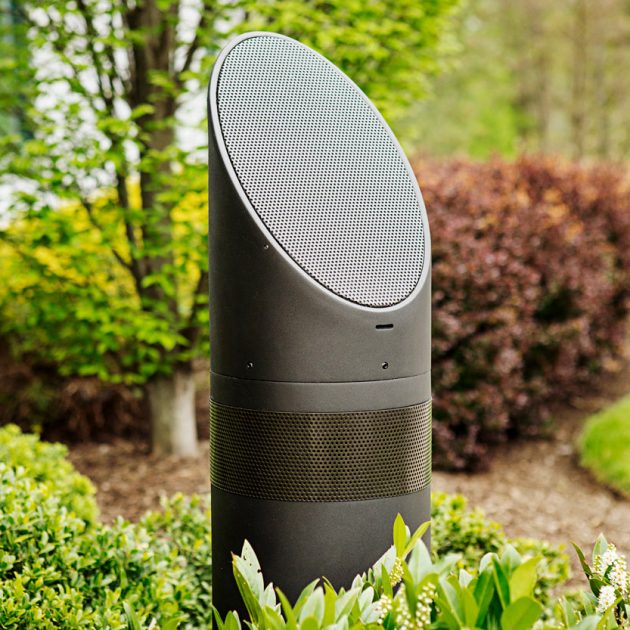 Luxury Illumination Outdoor Audio Bollard Speaker